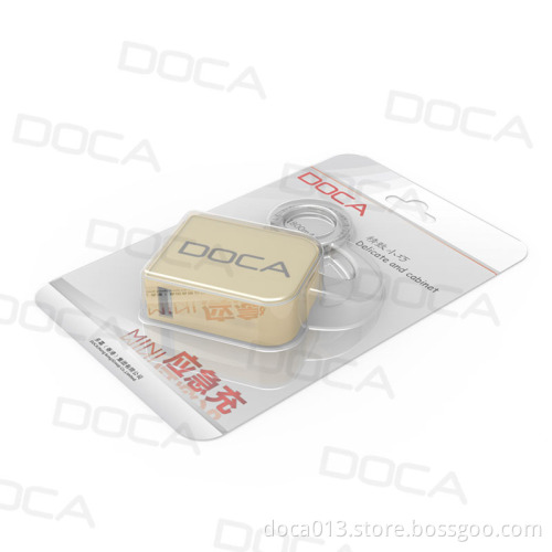 DOCA D108 1800mAh Cute Mini Emergency Charger Power Bank